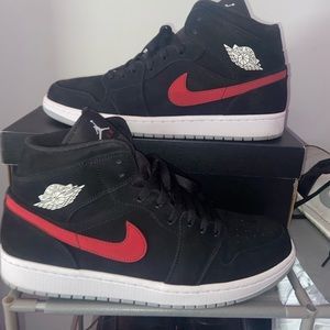 Air Jordan 1 mid “multicolor swoosh black”